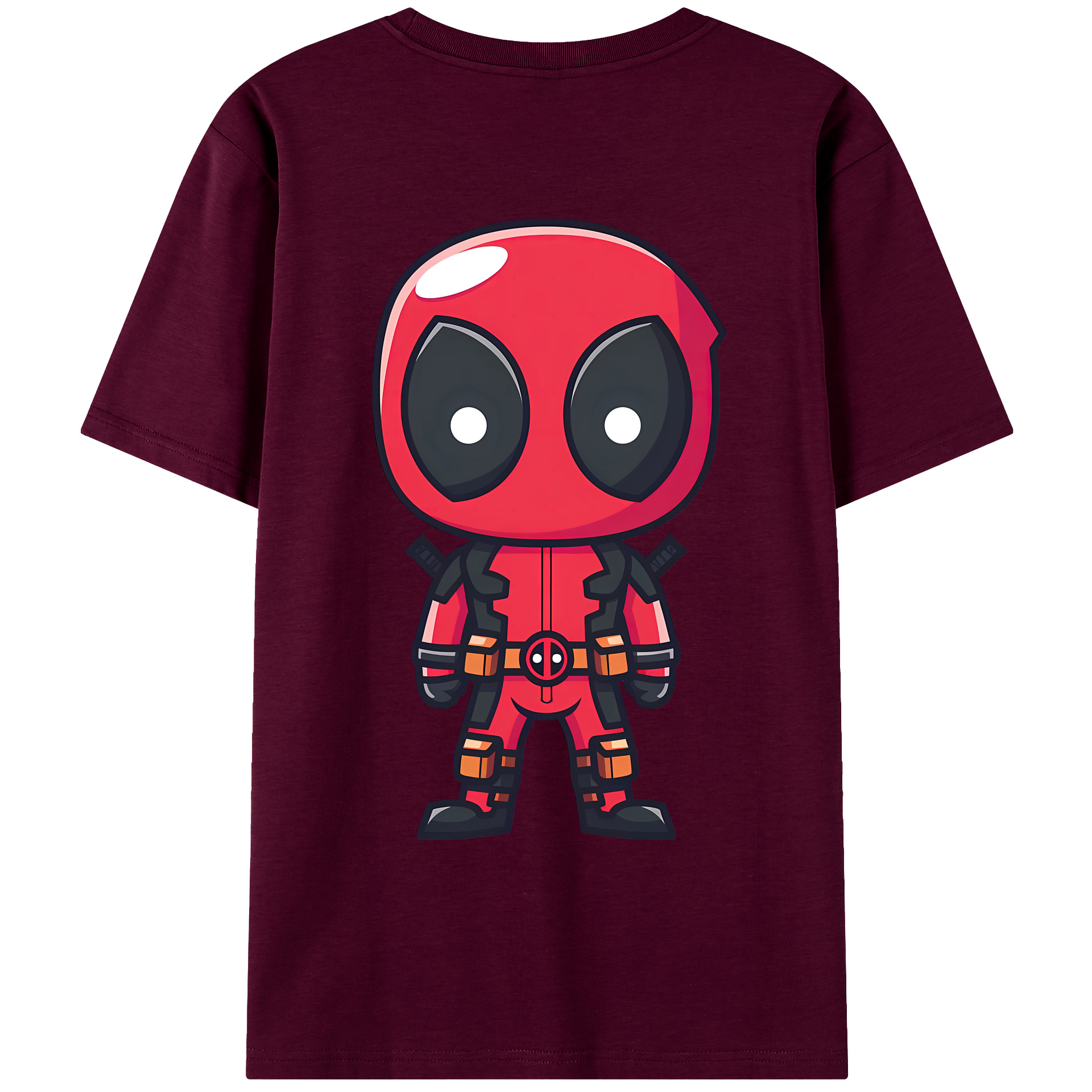 （画像用） Deadpool デッドプール レディース半袖Tシャツ(バックプリント)